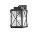 Millennium - 2611-PBK - One Light Outdoor Wall Sconce - Robinson - Powder Coated Black