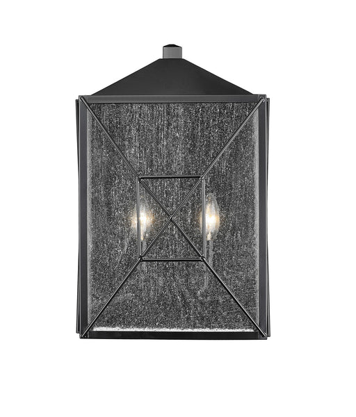 Millennium - 42642-PBK - Two Light Outdoor Wall Sconce - Caswell - Powder Coated Black