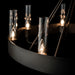 Hubbardton Forge - 105040-SKT-07-ZM0611 - Eight Light Chandelier - Banded - Dark Smoke