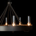Hubbardton Forge - 105040-SKT-07-ZM0611 - Eight Light Chandelier - Banded - Dark Smoke
