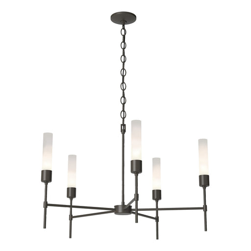 Vela Five Light Chandelier Dark Smoke