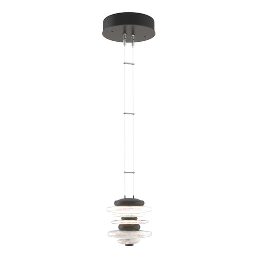 Hubbardton Forge - 139970-LED-STND-07 - LED Pendant - Cairn - Dark Smoke