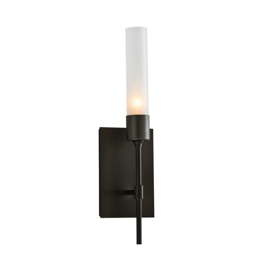 Vela One Light Wall Sconce Dark Smoke