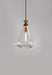 Maxim - 10101CLWOAB - One Light Pendant - Abbott - Weathered Oak / Antique Brass