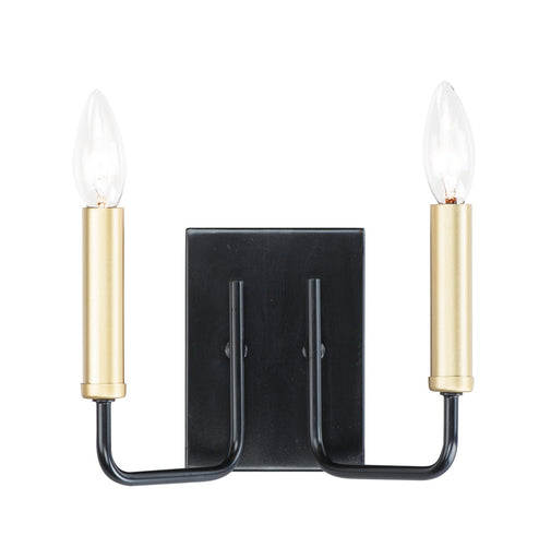 Sullivan Two Light Wall Sconce Black / Gold