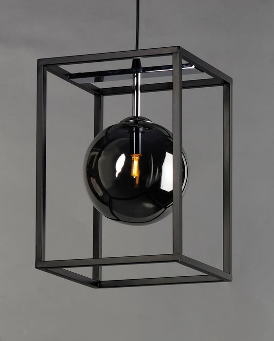 Maxim - 11361MSKBKPC - LED Pendant - Fluid - Black / Polished Chrome