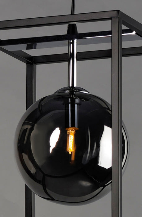 Maxim - 11361MSKBKPC - LED Pendant - Fluid - Black / Polished Chrome