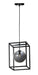 Maxim - 11361MSKBKPC - LED Pendant - Fluid - Black / Polished Chrome