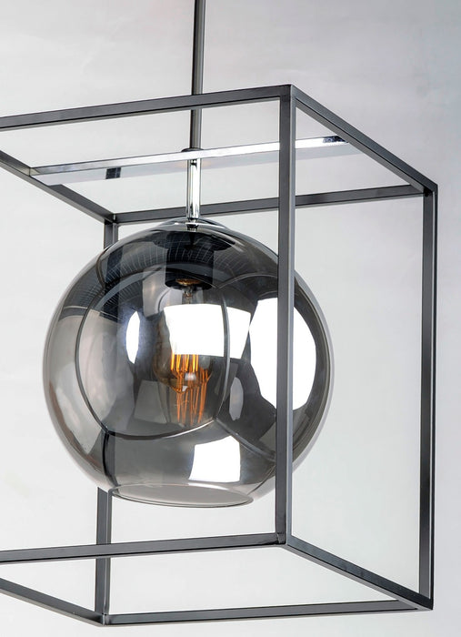 Maxim - 11367MSKBKPC - LED Pendant - Fluid - Black / Polished Chrome