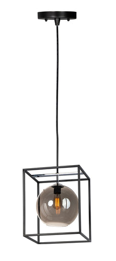 Fluid LED Pendant Black / Polished Chrome