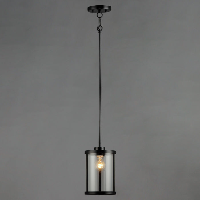 Maxim - 25252CLBK - One Light Pendant - Sentinel - Black