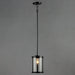 Maxim - 25252CLBK - One Light Pendant - Sentinel - Black