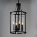 Maxim - 25253CLBK - Four Light Pendant - Sentinel - Black