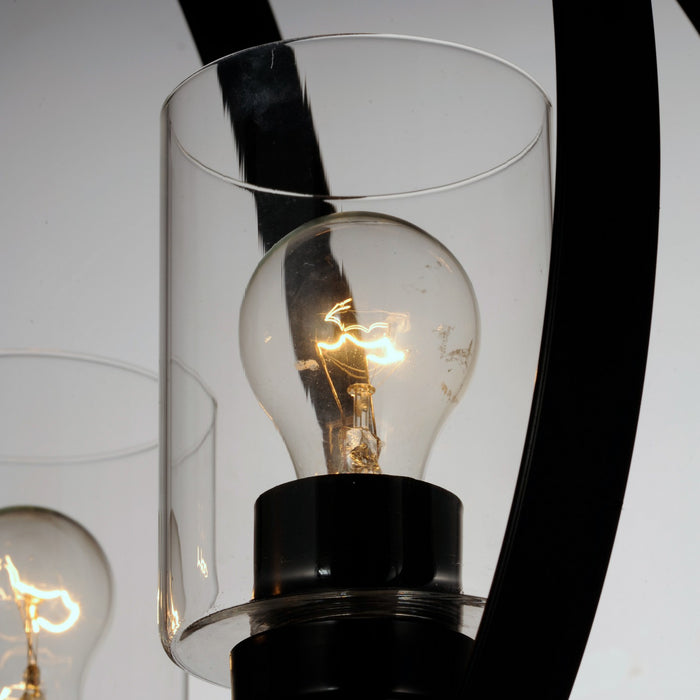 Maxim - 25254CLBK - Three Light Pendant - Sentinel - Black