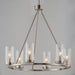 Maxim - 25255CLSN - Six Light Chandelier - Sentinel - Satin Nickel