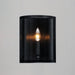 Maxim - 25259CLBK - One Light Wall Sconce - Sentinel - Black