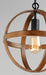 Maxim - 27571APBK - One Light Pendant - Compass - Antique Pecan / Black