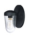 Maxim - 30011CDBK - One Light Outdoor Wall Lantern - Lido - Black