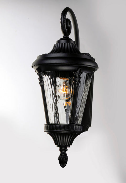 Maxim - 3054WGBK - One Light Outdoor Wall Lantern - Sentry - Black