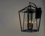 Maxim - 3176CLBK - Three Light Outdoor Wall Lantern - Artisan - Black