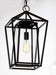 Maxim - 3178CLBK - One Light Outdoor Hanging Lantern - Artisan - Black
