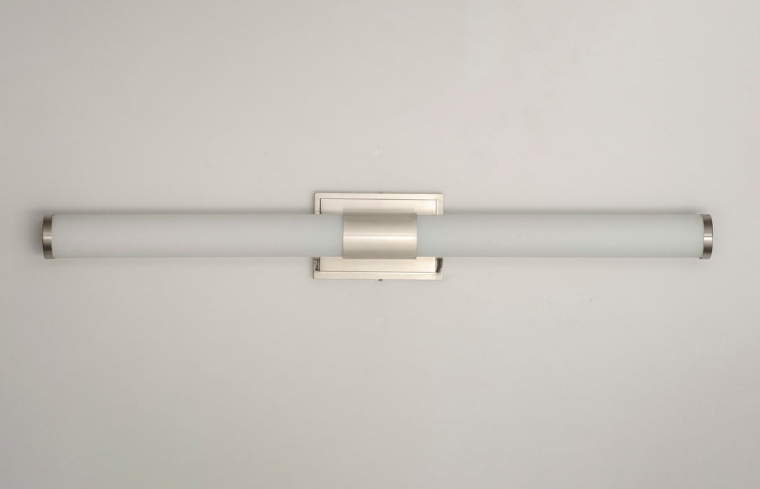 Maxim - 52117WTSN - LED Bath Vanity - Optic - Satin Nickel