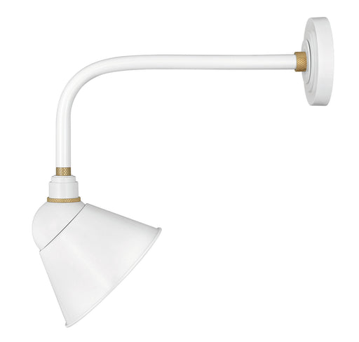 Hinkley - 10918GW - LED Outdoor Lantern - Foundry Sign Light - Gloss White