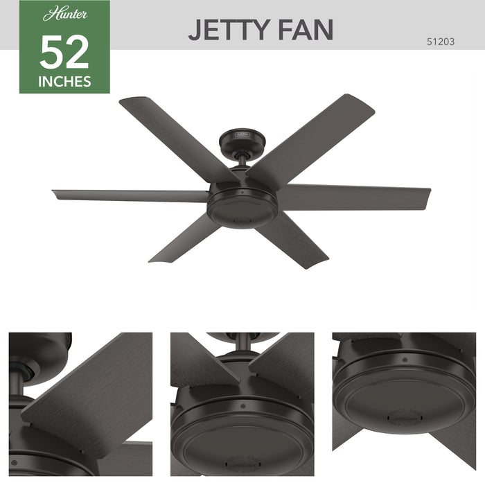 Jetty 52" Ceiling Fan-Fans-Hunter-Lighting Design Store