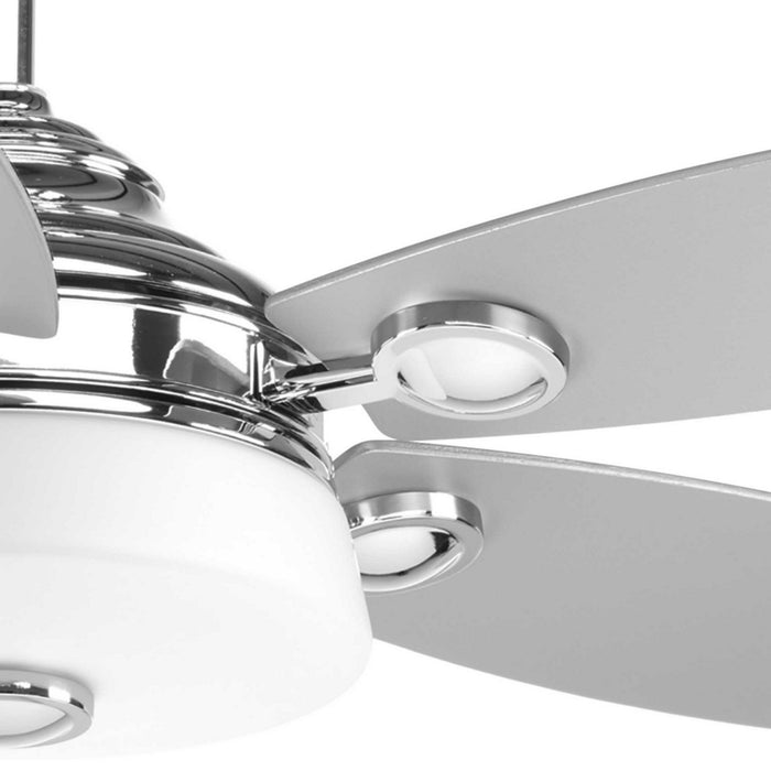 Progress Lighting - P2544-1530K - 54" Ceiling Fan - Graceful - Polished Chrome