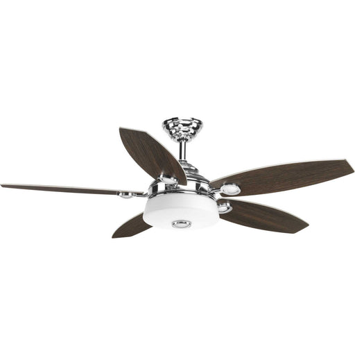 Progress Lighting - P2544-1530K - 54" Ceiling Fan - Graceful - Polished Chrome