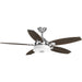 Progress Lighting - P2544-1530K - 54" Ceiling Fan - Graceful - Polished Chrome