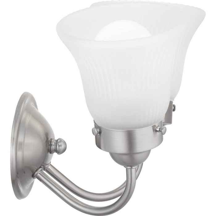 Progress Lighting - P3288-09ET - Two Light Bath Bracket - Fluted Glass-Etched - Brushed Nickel