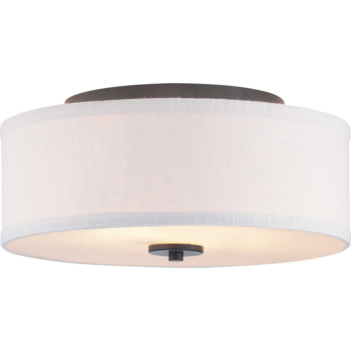 Progress Lighting - P350130-143 - Two Light Flush Mount - Inspire - Graphite