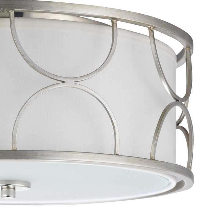 Progress Lighting - P350132-134 - Three Light Flush Mount - Landree - Silver Ridge