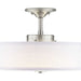 Progress Lighting - P350134-009-30 - LED Semi-Flush - Inspire Led - Brushed Nickel