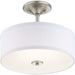 Progress Lighting - P350134-009-30 - LED Semi-Flush - Inspire Led - Brushed Nickel