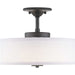 Progress Lighting - P350134-143-30 - LED Semi-Flush - Inspire Led - Graphite