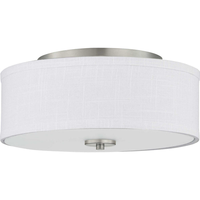 Progress Lighting - P350135-009-30 - LED Semi-Flush - Inspire Led - Brushed Nickel