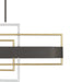 Progress Lighting - P400170-031 - Six Light Island Pendant - Adagio - Black