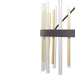 Progress Lighting - P400176-031 - Six Light Chandelier - Orrizo - Black