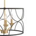 Progress Lighting - P400177-031 - Three Light Chandelier - Landree - Black