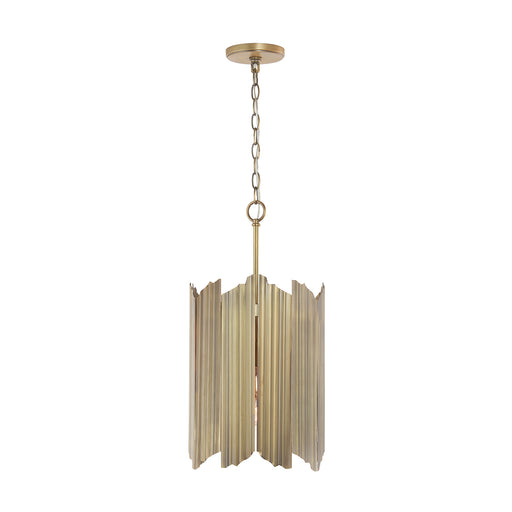 Capital Lighting - 333461AD - Six Light Pendant - Xavier - Aged Brass