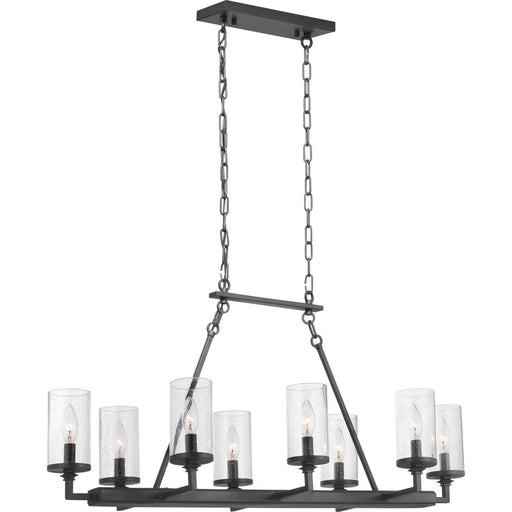 Gresham Eight Light Chandelier Graphite