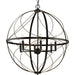 Progress Lighting - P500069-020 - Six Light Pendant - Brandywine - Antique Bronze