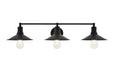 Elegant Lighting - LD4033W33BK - Three Light Wall Sconce - Etude - black