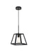 Elegant Lighting - LD4061D10BK - One Light Pendant - Resolute - black