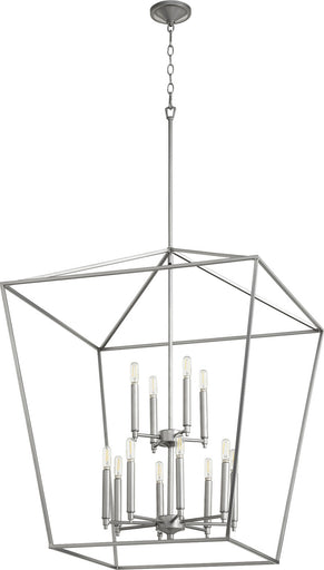 Gabriel 12 Light Entry Pendant Classic Nickel