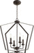 Quorum - 894-4-86 - Four Light Entry Pendant - 4LT Entry Series - Oiled Bronze