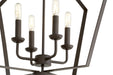 Quorum - 894-4-86 - Four Light Entry Pendant - 4LT Entry Series - Oiled Bronze