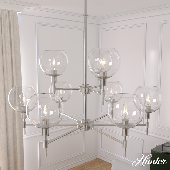 Xidane Chandelier-Mid. Chandeliers-Hunter-Lighting Design Store